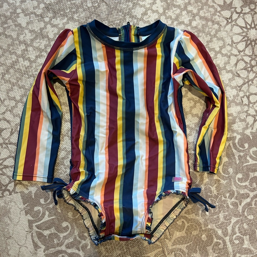 Ruffle Butts Long Sleeve One Piece Rash Guard